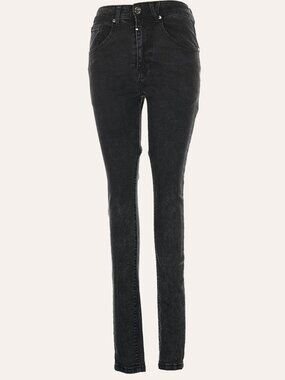 Kollar Jeans Mens 30 Black Oil 203 Skinnies Punk Rockstar